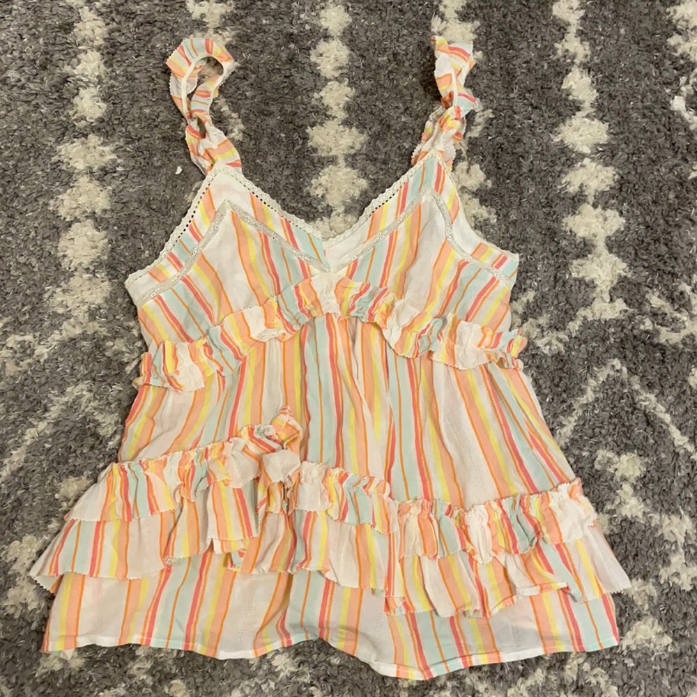 NWT Ella Moss Striped Top